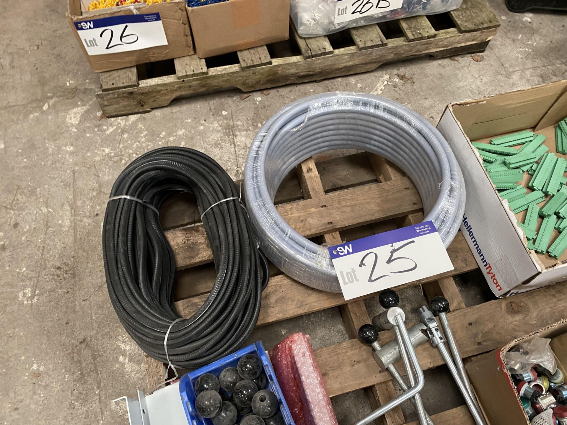 Two Reels of Hose, including PE 17.5 x 10mm, 20m l