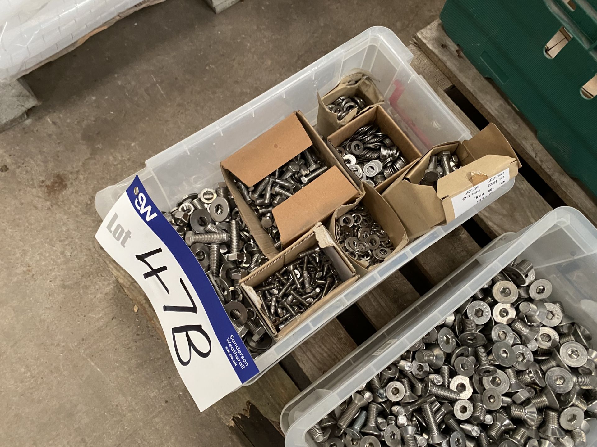 Assorted Stainless Steel Bolts, Screws & Washers,