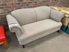 Fabric Upholstered Settee, approx. 1.9m x 900mm