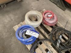 Quantity of Plastic Hose, as set out in three pile