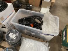 Assorted Cable Tidy, as set out in plastic box