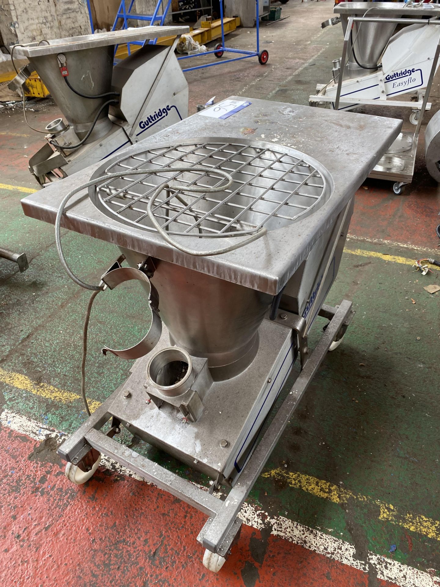 Guttridge STAINLESS STEEL MOBILE HOPPER FEED UNIT, serial no. 266815, year of manufacture 03/ - Image 3 of 5