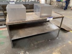 Steel Framed Bench, with timber topPlease read the following important notes:- Assistance will be