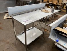 Stainless Steel BenchPlease read the following important notes:- Assistance will be given with