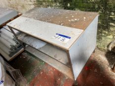 Steel Framed Bench, approx. 1.4m x 750mm, with timber topPlease read the following important notes:-