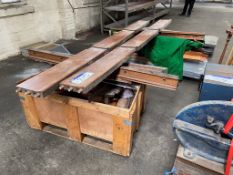 SLATE BED BILLIARD TABLE, understood to be full sizePlease read the following important notes:-