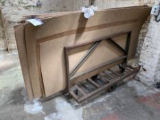 Double Sided Trolley, with timber sheet contentsPlease read the following important notes:-