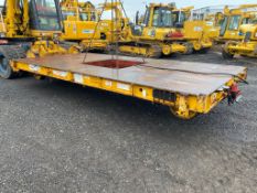 Rexquote T4 20T TWIN AXLE RAIL TRAILER, serial no. 010201-0, plant no. RT199, approx. 5m x 2.5m x