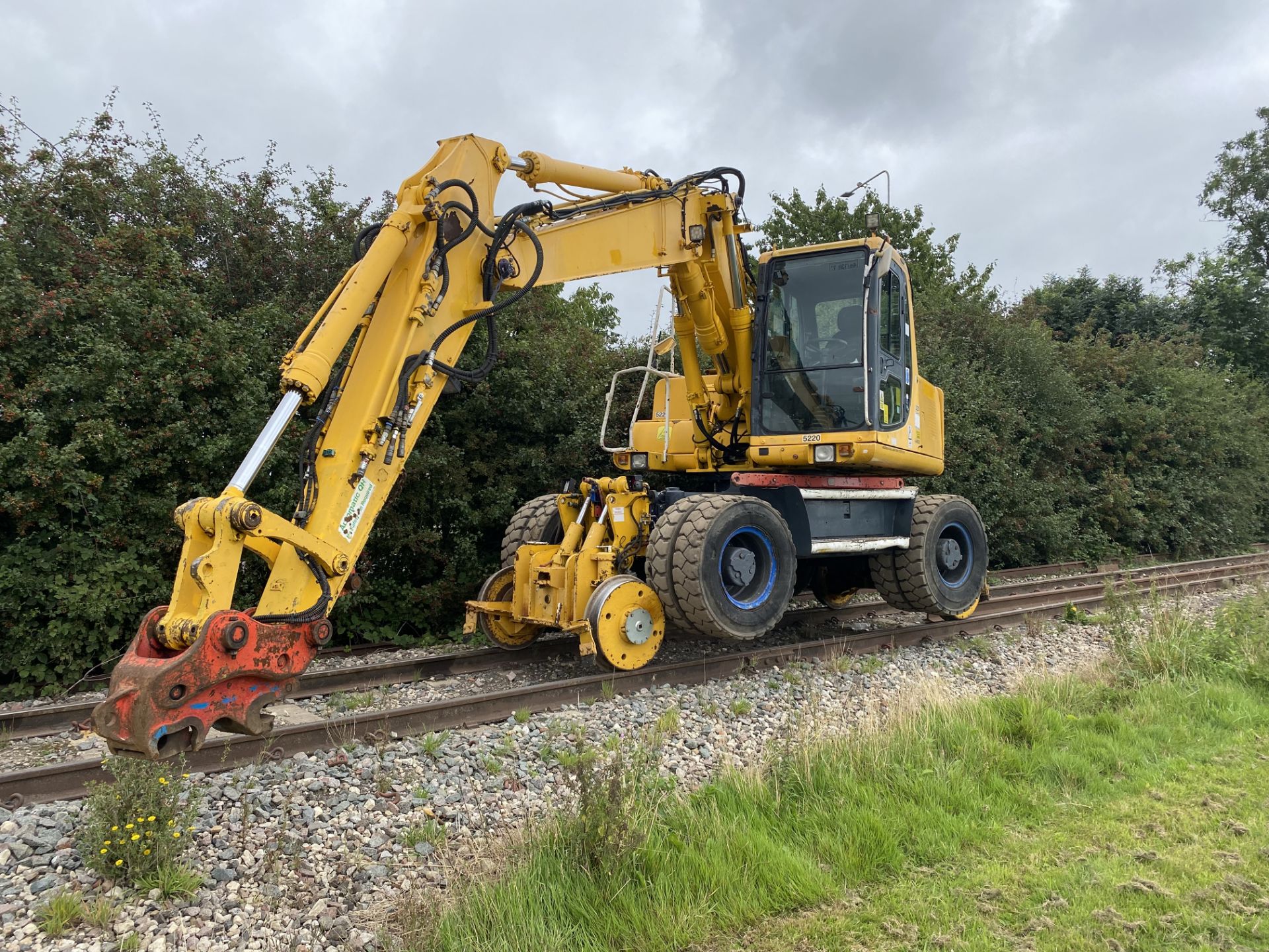 Komatsu PW250 Mega Railer 22T EXCAVATOR, serial no. K35199, plant no. 5220, year of manufacture