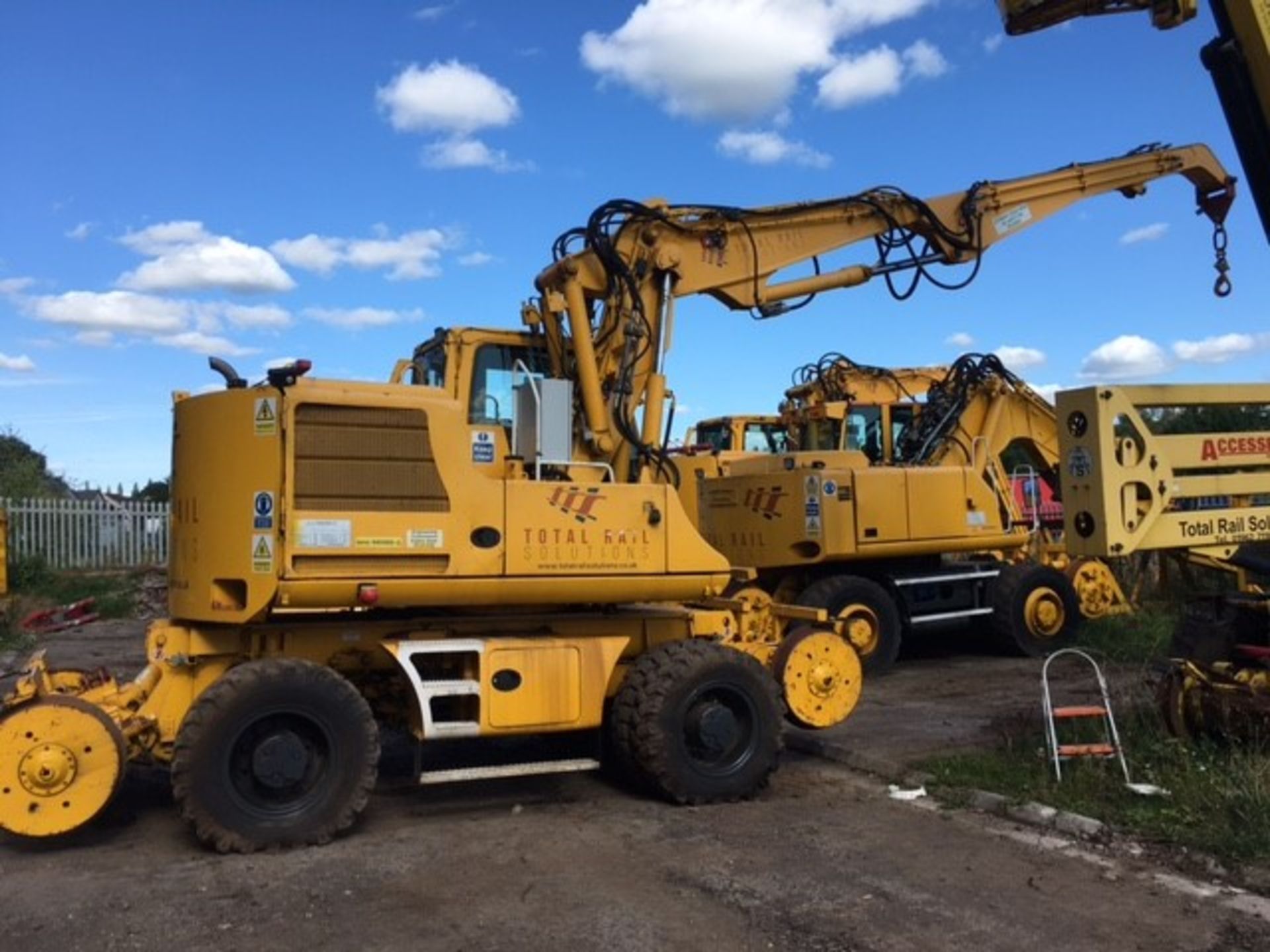 Case WX170 ROAD RAIL EXCAVATOR, serial no. CGG0232760, plant no. TRS1001, year of manufacture