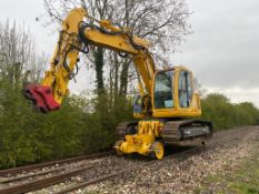 Kobelco SK135 18T RAIL BUG EXCAVATOR, serial no. YY03-05268, plant no. 4640, year of manufacture