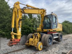 Komatsu PW250 Mega Railer 22T EXCAVATOR, serial no. K35197, plant no. 5219, year of manufacture