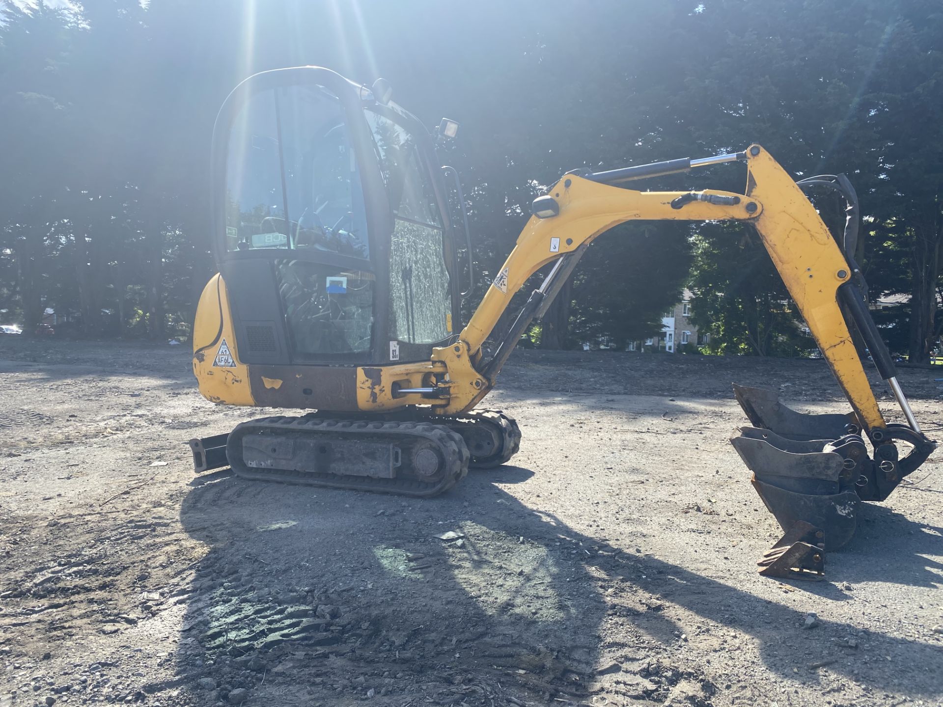 JCB 1506kg Tracked Mini Excavator, vin no. JCB08016P01794962, year of manufacture 2012, 14.7kW, - Image 12 of 15