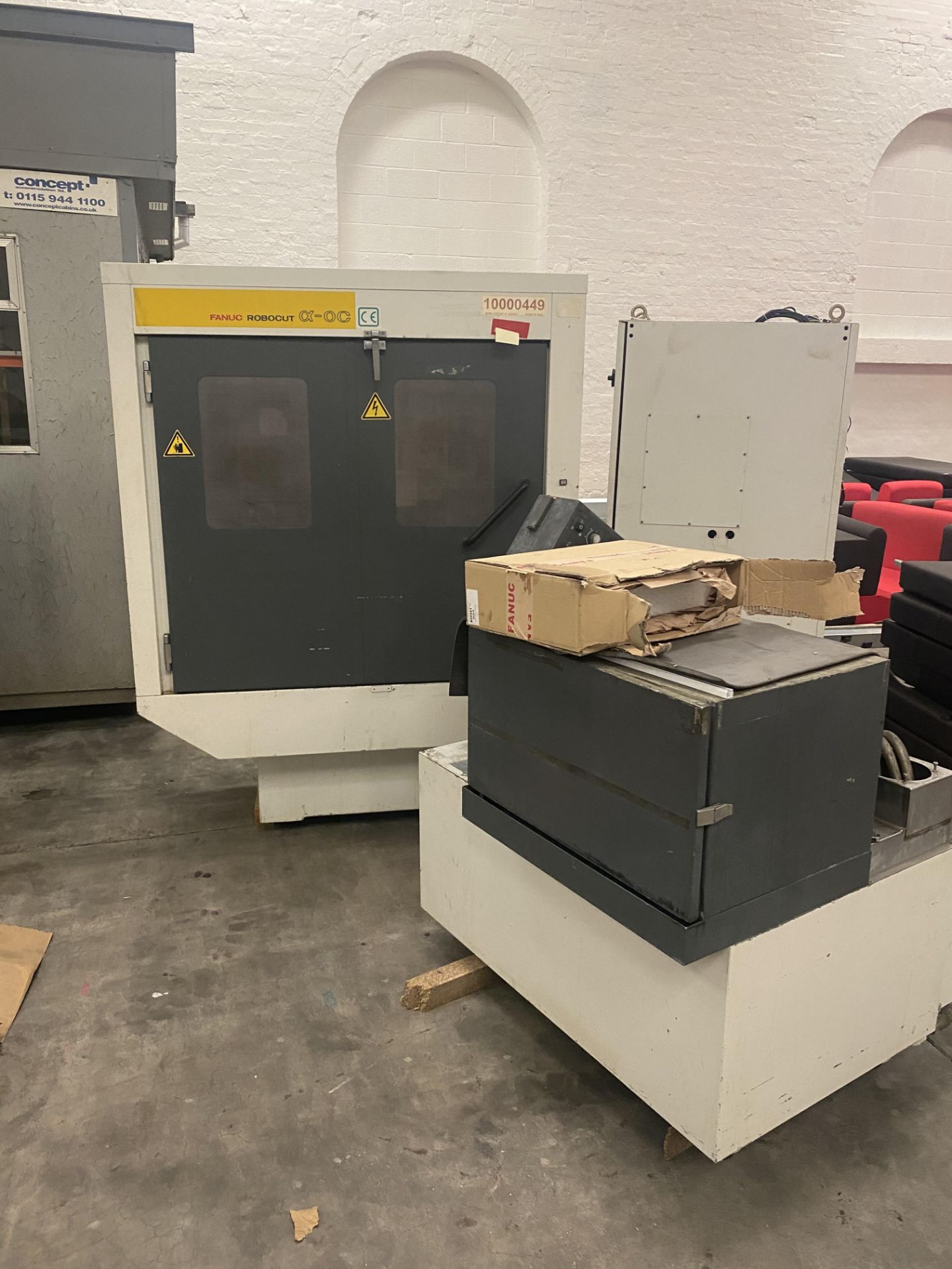Fanuc Robocut Wire EDM Machine, year of manufacture 1996, free loading onto purchasers transport -