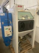 Wheelabrator Ventus 92S Dry Blast Cabinet, year of manufacture 2008, free loading onto purchasers