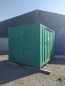 Container (understood to be Empteezy), approx. 2.44m wide x 3m long x 2.35m high, free loading