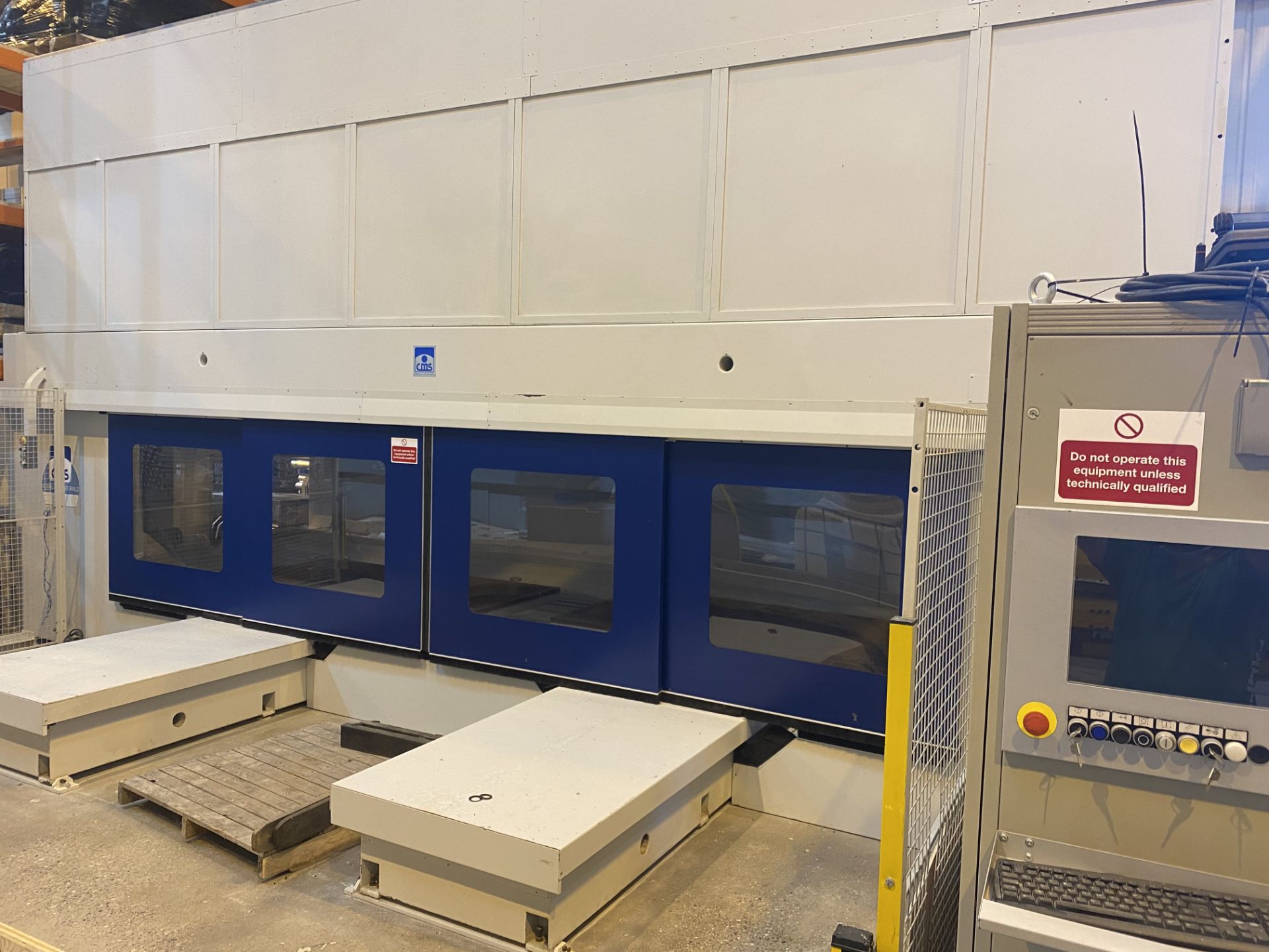 CMS Ares 60-18-APC-PX5 Five Axis Twin Table CNC Machining Centre, serial no. 3952, year of - Image 2 of 21