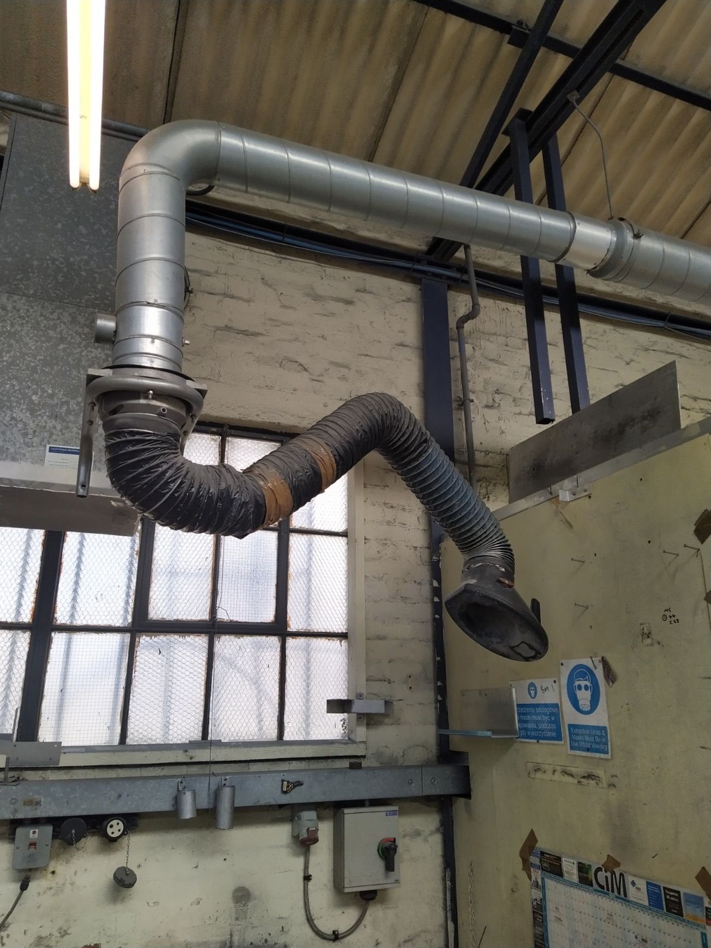 Nederman Welding Extractor System, with ducting, free loading onto purchasers transport - Yes, - Image 3 of 21