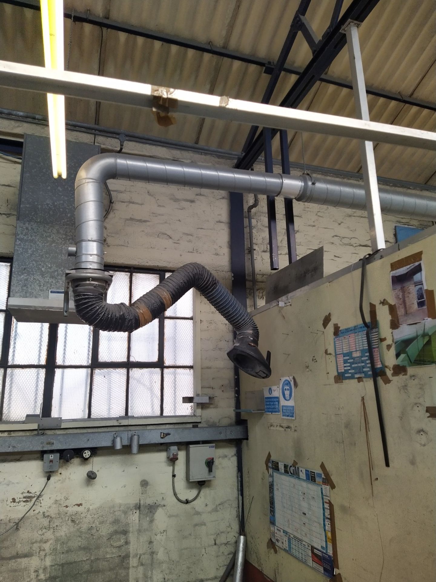 Nederman Welding Extractor System, with ducting, free loading onto purchasers transport - Yes, - Image 2 of 21