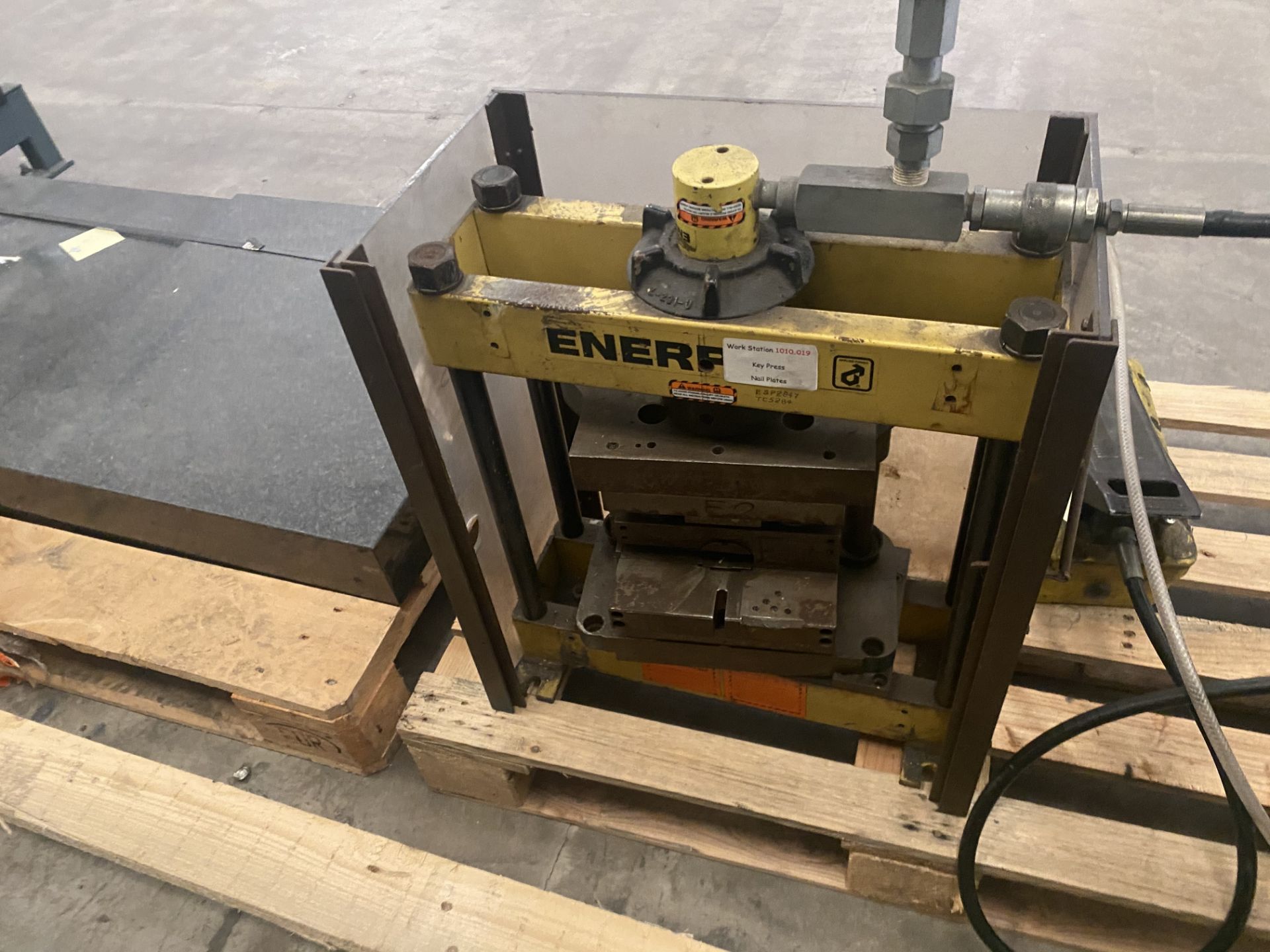 Enerpac Frame Hydraulic Press, free loading onto purchasers transport - Yes, item located at - Image 5 of 5