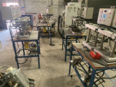 Large Quantity of Presses, with Enerpac cylinders (metal baskets not included), free loading onto
