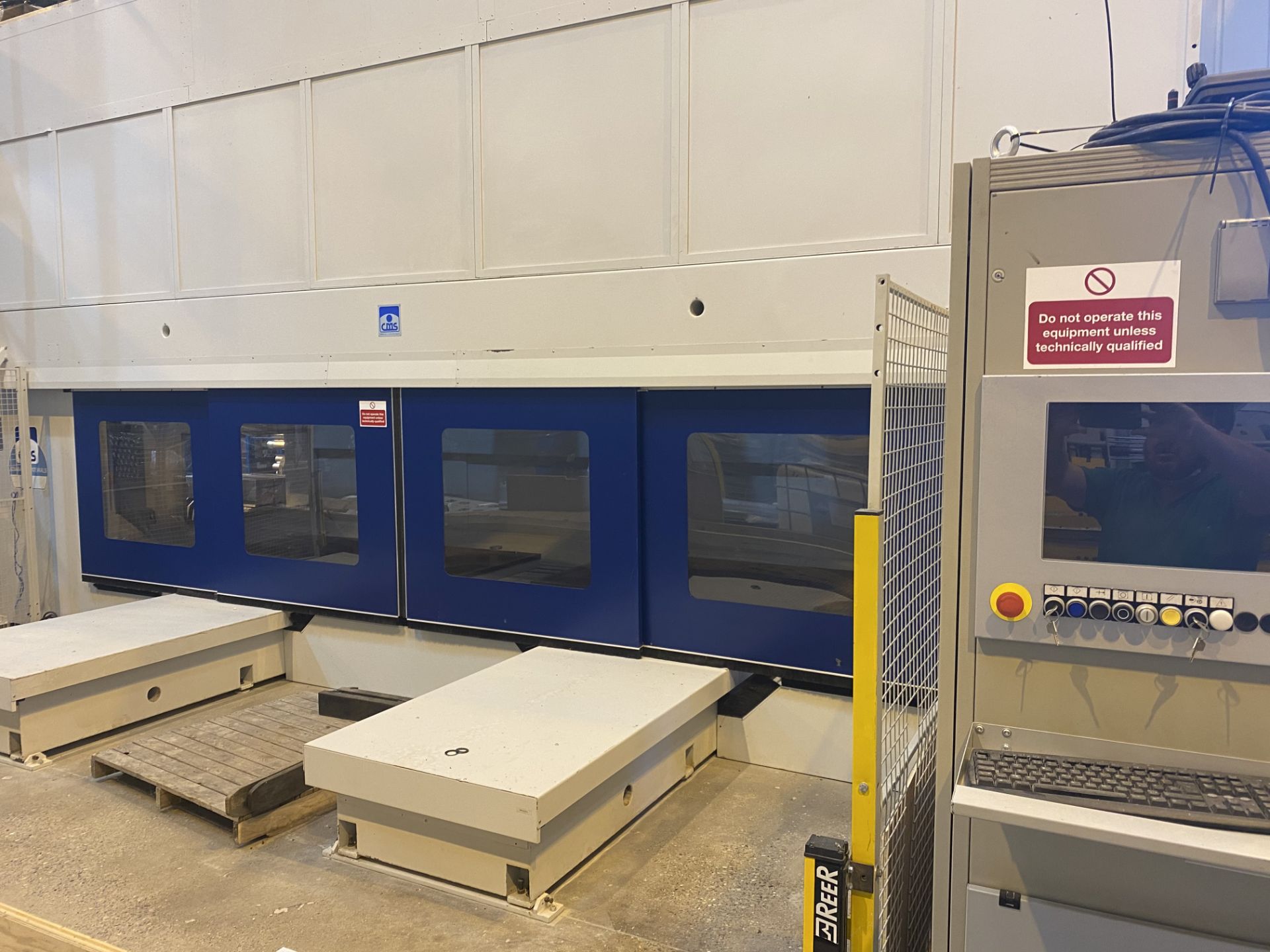 CMS Ares 60-18-APC-PX5 Five Axis Twin Table CNC Machining Centre, serial no. 3952, year of