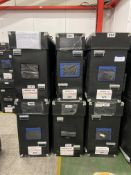 Six TV flight cases 710mm x 1210mm x 390mm to hold up to 65" TV (Please not GPS Tracking System is