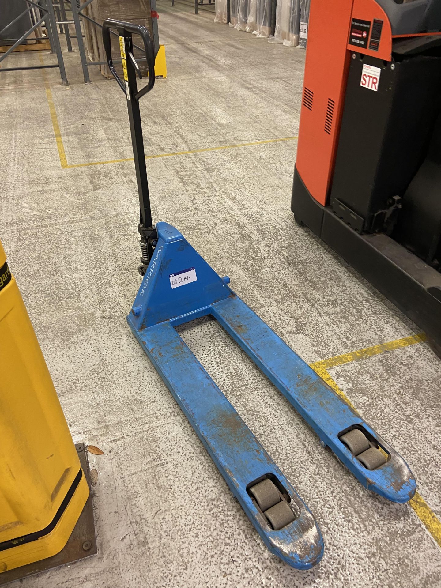 Warrior Hand Hydraulic Pallet Truck, 2500kg capacity Please read the following important notes:-