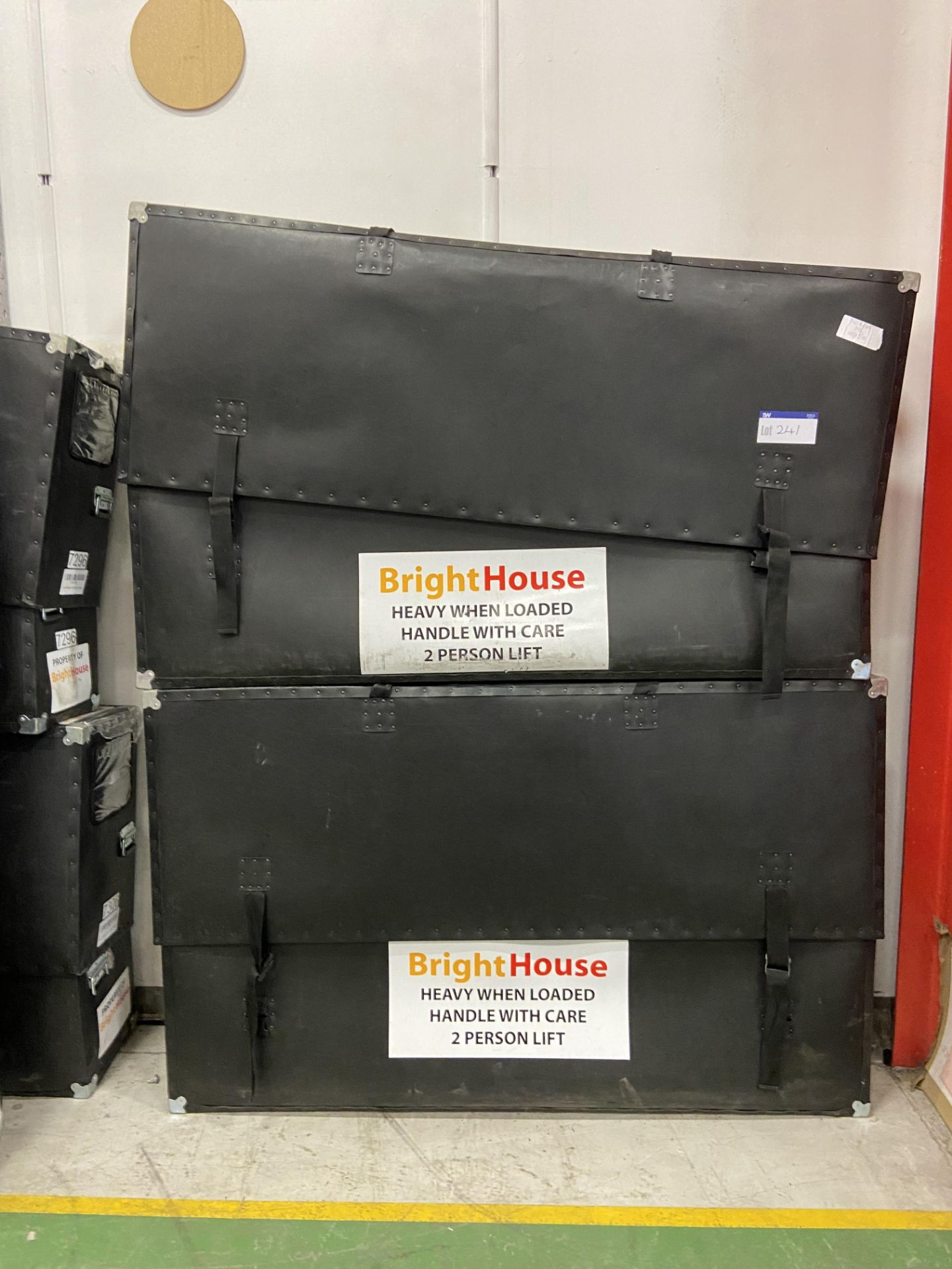 Two TV Flight cases 1070mm x 1710mm x 370mm to hold up to 75" TV (Please not GPS Tracking System is