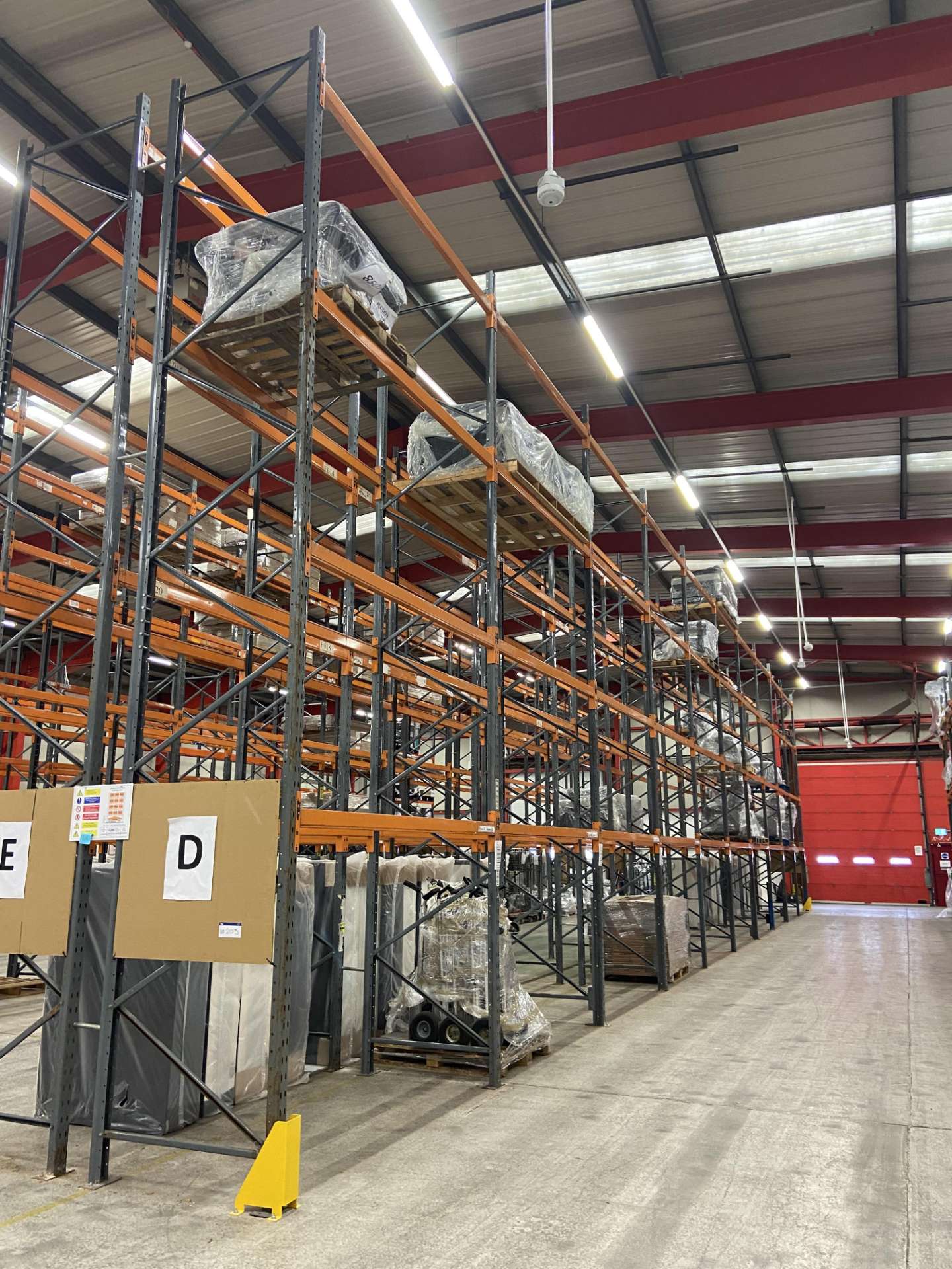 Dexion Speedlock/ Storax SP80 Ten Bay Four Tier Pallet Rack, approx. 6 ...