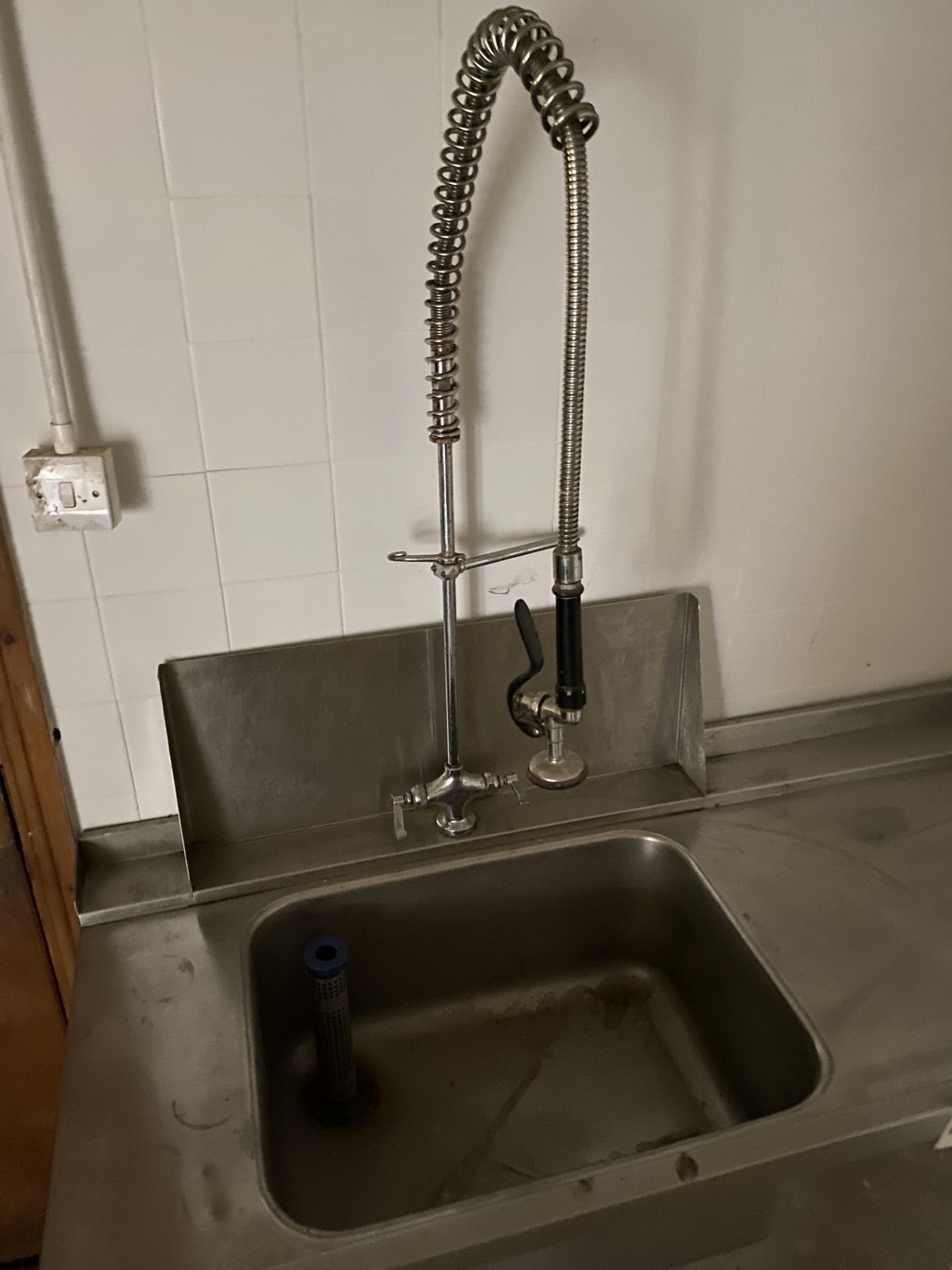 Stainless Steel Sink Unit, with rinsing attachment - Image 2 of 2