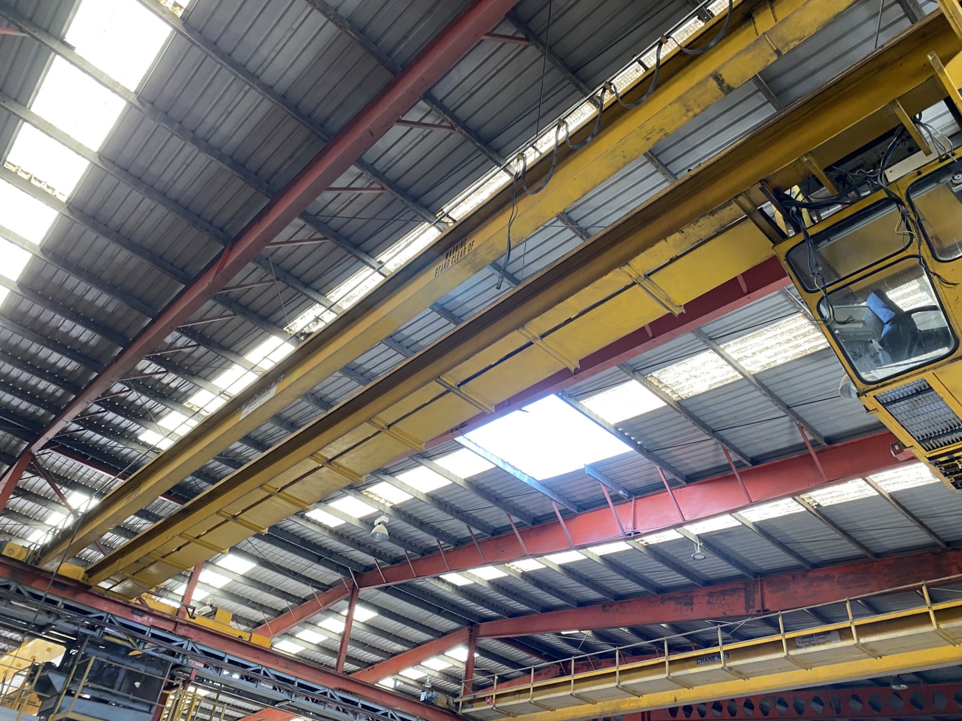 Crane Express 2 x 5.2T SWL TWIN GIRDER TRAVELLING OVERHEAD CRANE, reference no. CE107, approx. 24.7m - Image 3 of 4