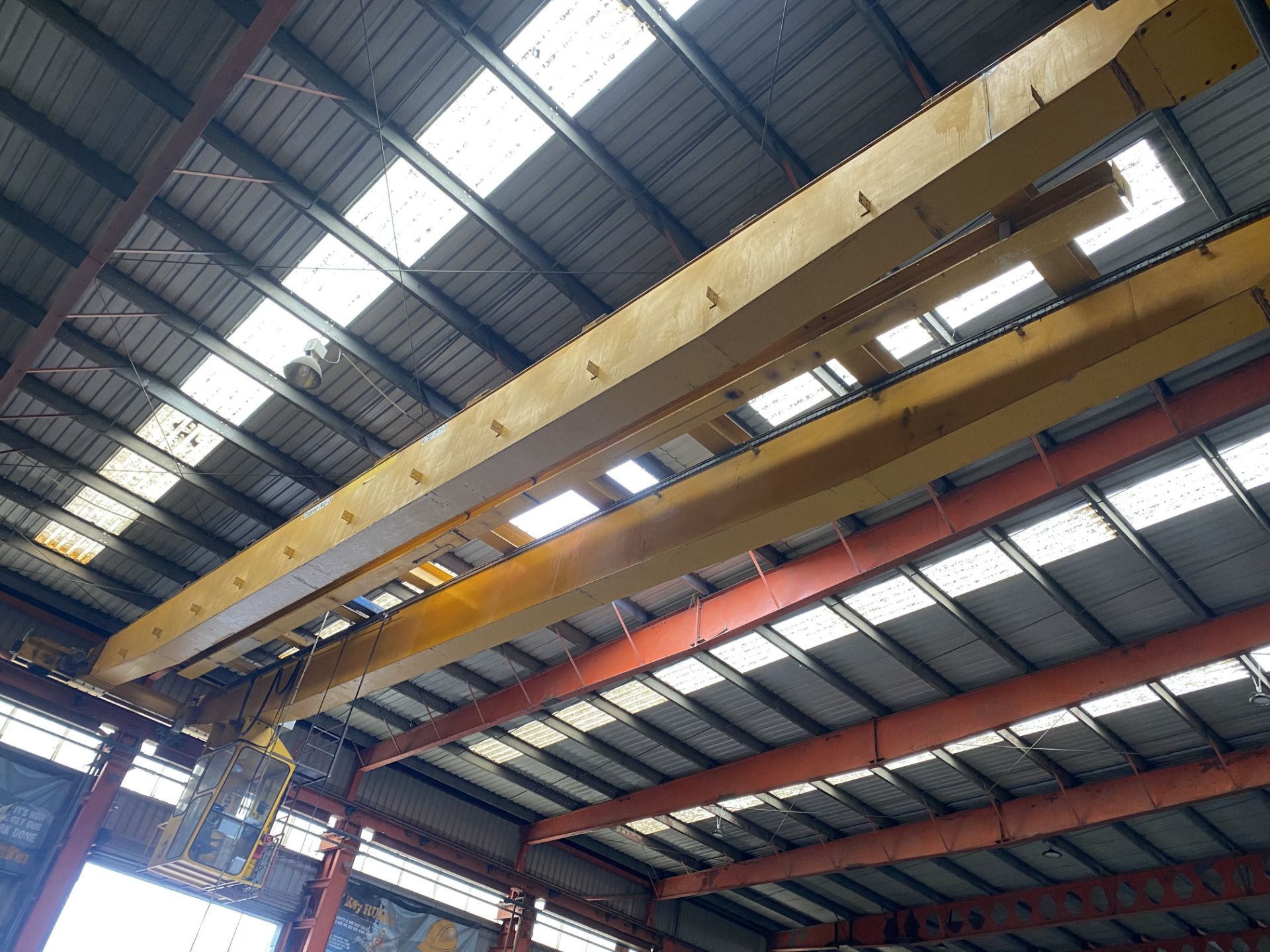 SWL 2 x 15T TWIN GIRDER TRAVELLING OVERHEAD CRANE, CE510 (crane no. 3), approx. 19m span, ( - Image 3 of 5