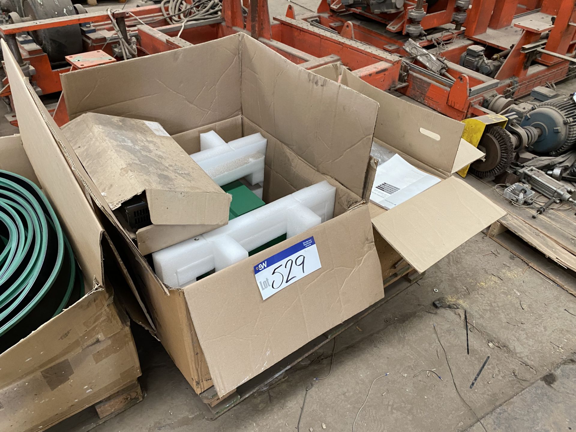 Electrical Equipment, on one pallet, including two Yaskawa varispeed F7 drive units and Emerson