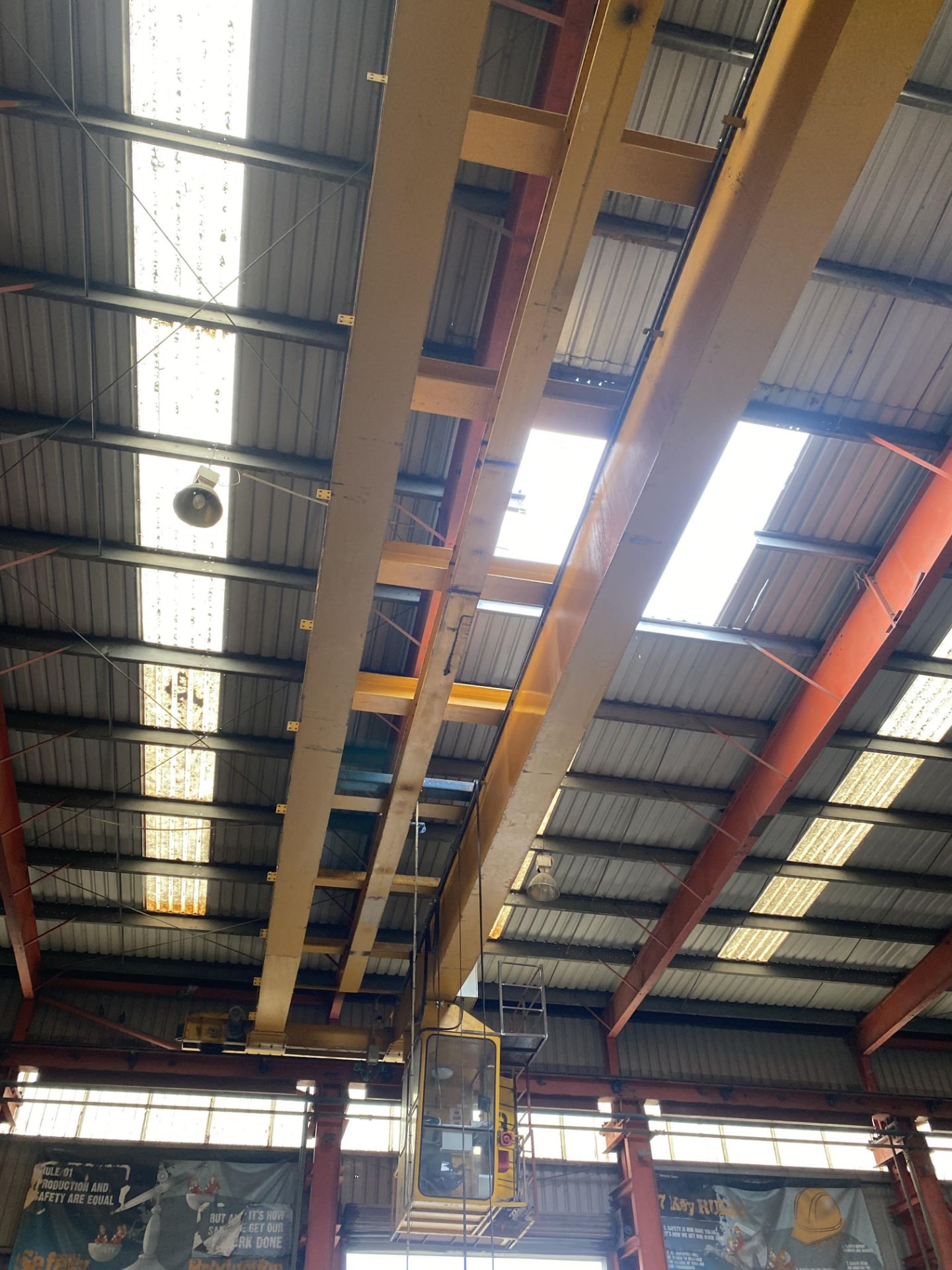 SWL 2 x 15T TWIN GIRDER TRAVELLING OVERHEAD CRANE, CE510 (crane no. 3), approx. 19m span, ( - Image 4 of 5