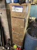Six Drawer Steel Filing Cabinet, with contents (this lot is subject to 15% buyer's premium)Please