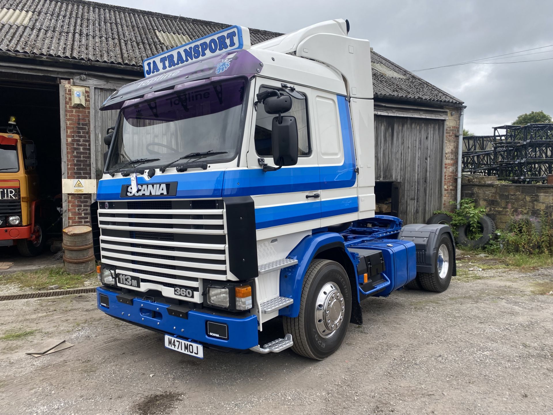 Scania 113M360 4X2 TRACTOR UNIT, registration no. M471 MOJ, date first registered 06/10/1994,