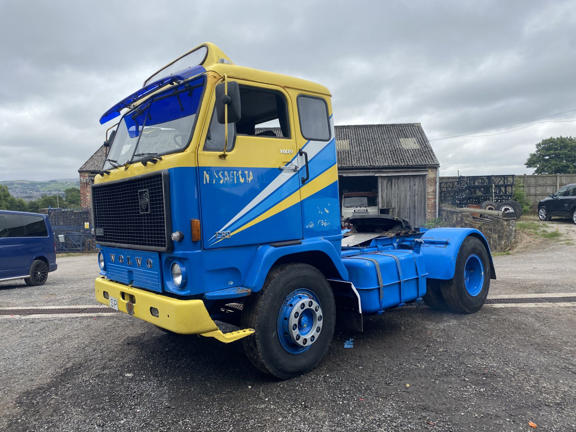 Volvo F89 4x2 Tractor Unit, 1975, left hand drive, (this vehicle does NOT have a V5) vendors