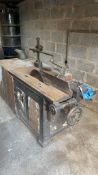 Circular Saw Bench, approx. 400mm dia. blade (this lot is subject to 15% buyer's premium)Please read