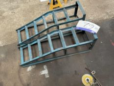 Two Steel Ramps (this lot is subject to 15% buyer's premium)Please read the following important
