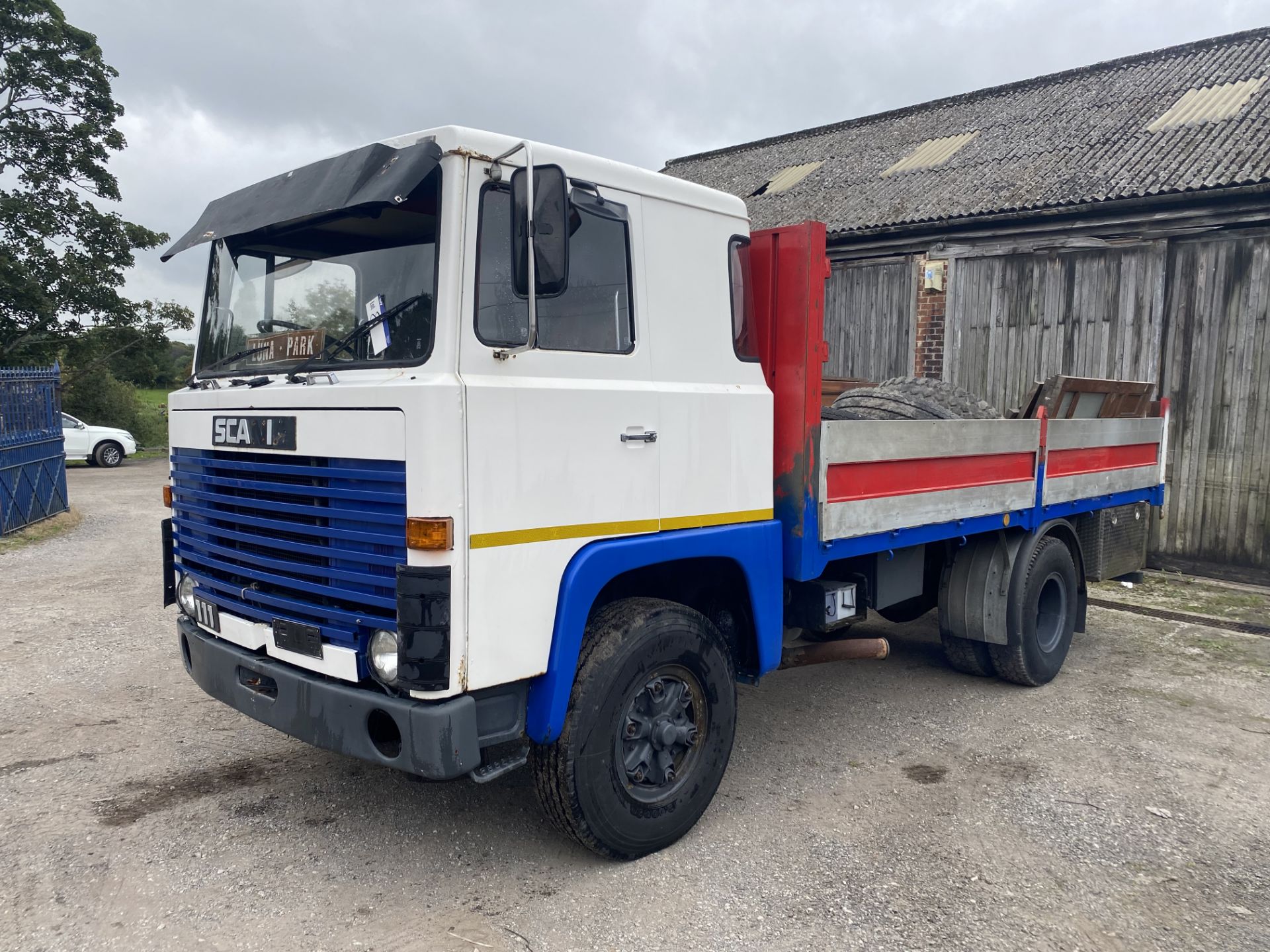 Scania 111 4x2 Rigid Body Alloy Dropside Truck, 1979 (ex Italy – right hand drive) (this vehicle