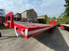 Montracon 38,000kg TRI AXLE PLANT TRAILER, no. C340084, vin no. SMRF3AXXXCN105016, year of