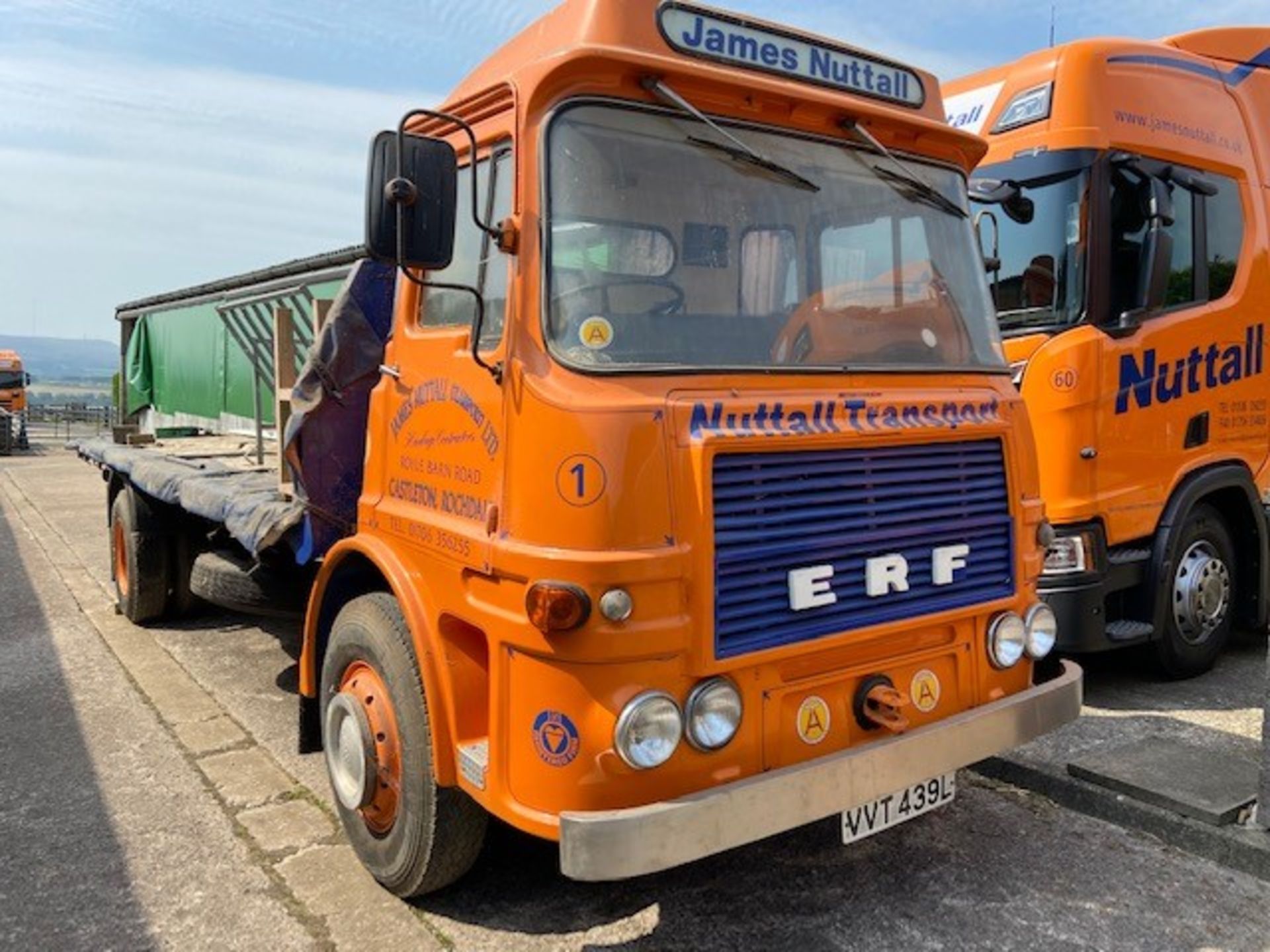 ** EXTRA LOT ** ERF A Series 4x2 Rigid Flat Bed Truck, registration no. VVT 439L, date first