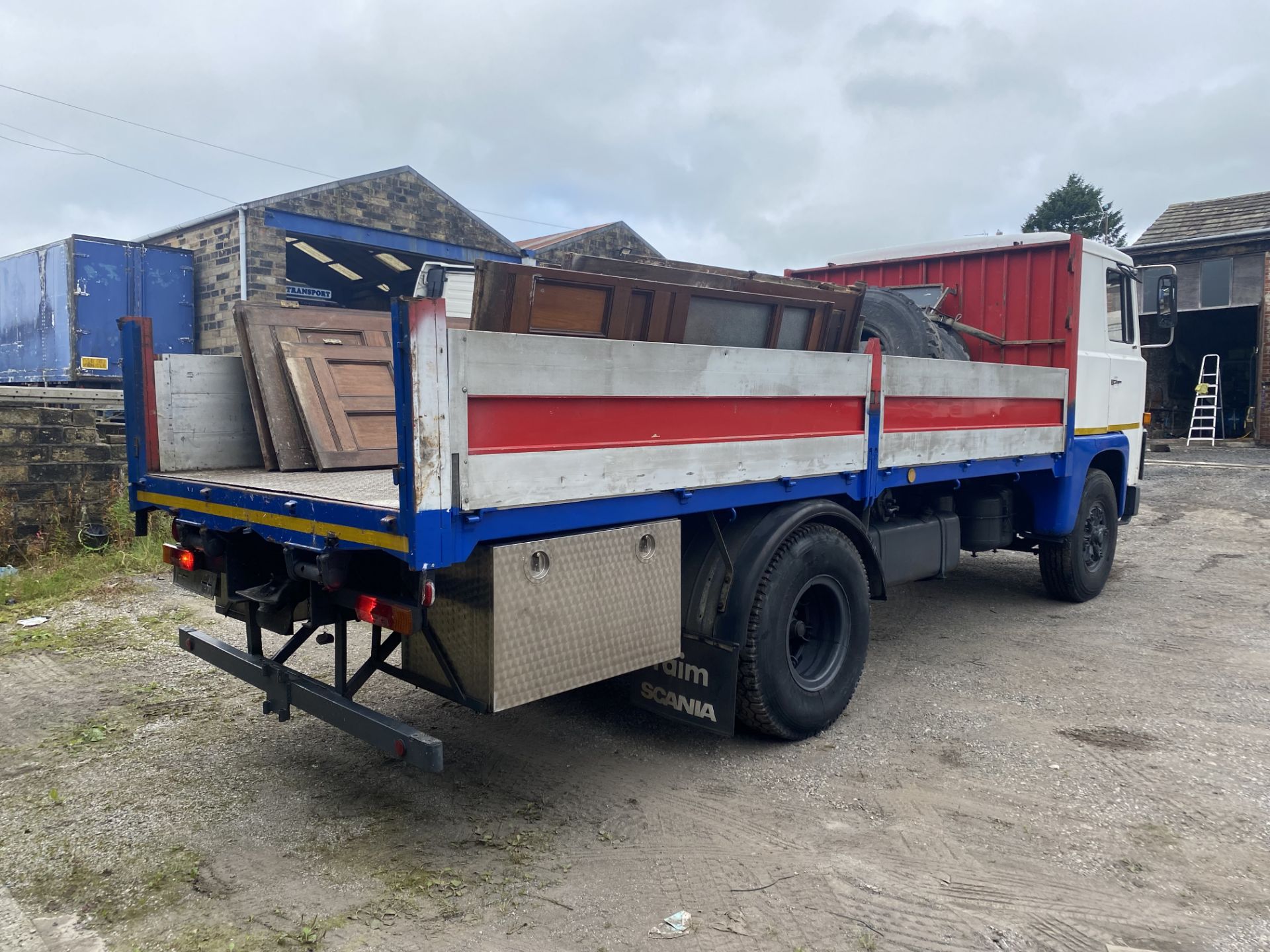 Scania 111 4x2 Rigid Body Alloy Dropside Truck, 1979 (ex Italy – right hand drive) (this vehicle - Image 3 of 18