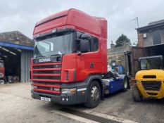 Scania 144 530 4X2 CLASSIC TRACTOR UNIT, registration no. Y281 TDA, date first registered 01/03/