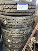 Six Michelin XZYZ 12R 22.5 Tyres, unused (this lot is subject to 15% buyer's premium)Please read the