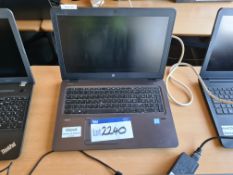 HP Zbook 15u G3 i7 Laptop (hard disk removed or wiped) (no charger)Please read the following