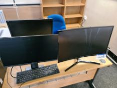 Samsung C27F398FHU Curved Monitor & Dell 2009Wt MonitorPlease read the following important