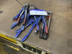 Assorted Wrenches & Pliers, as set out on benchPlease read the following important notes:- ***