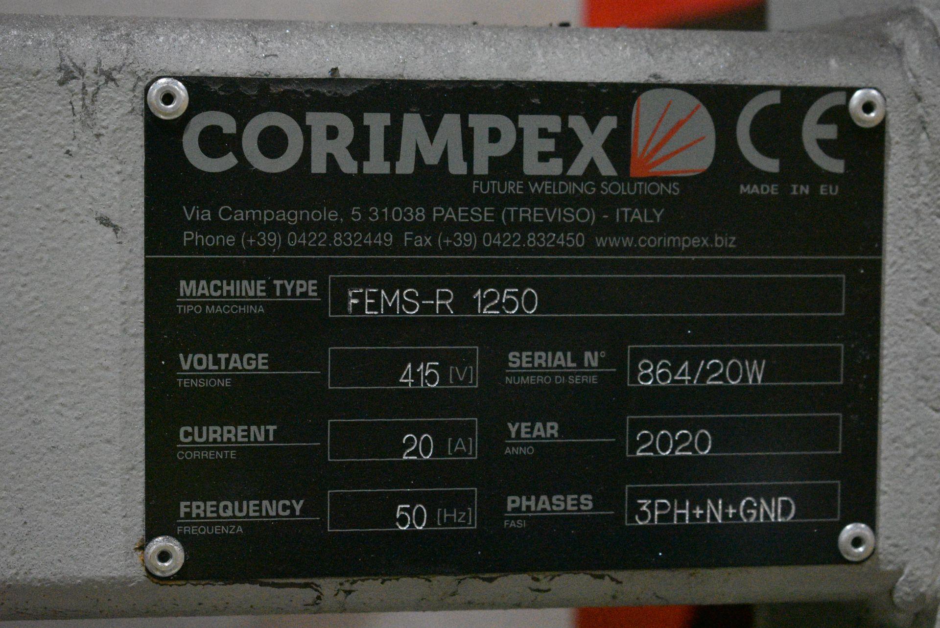 Corimpex FEMS-R 1250 EDGE PLANER, no. 864/20W, yea - Image 15 of 31